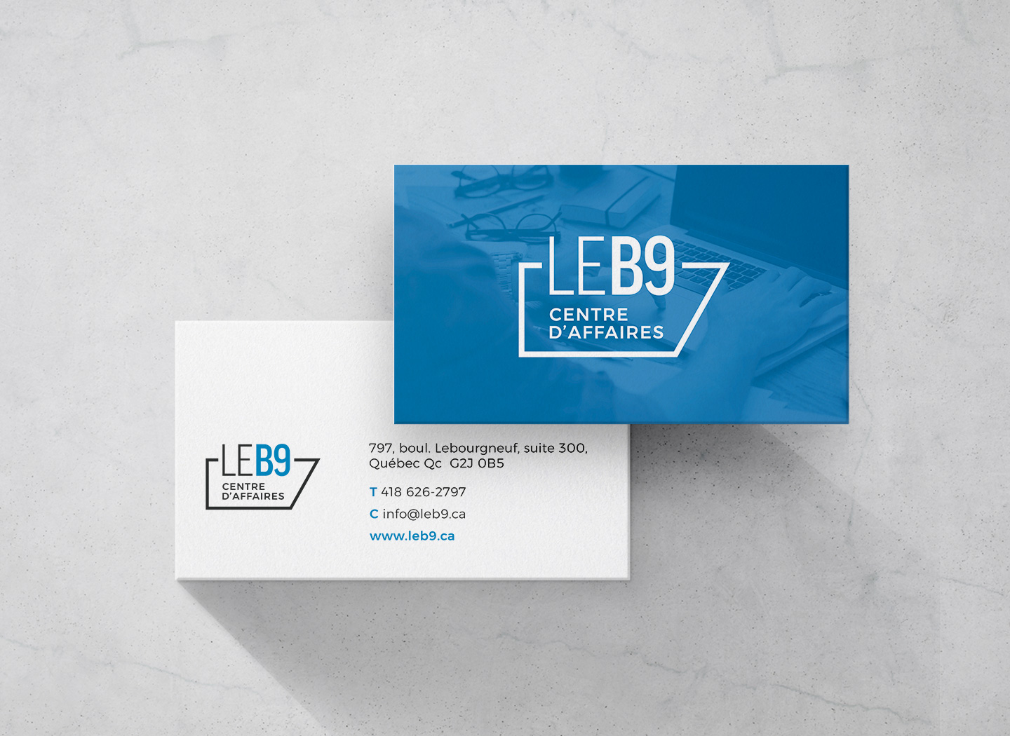 Centre d'affaires LEB9 - Création de logo