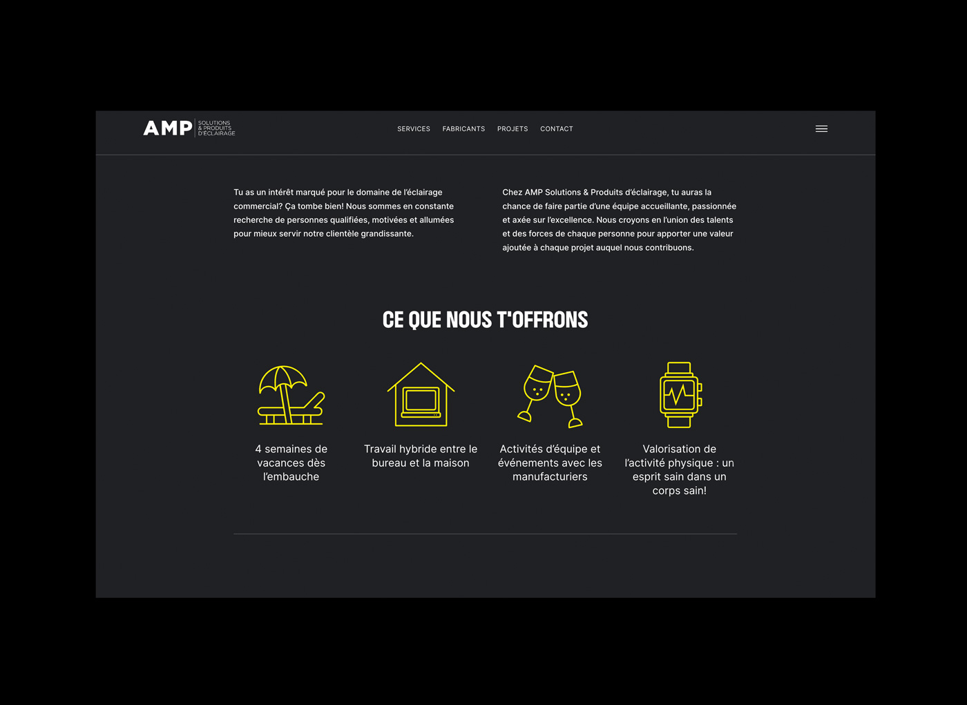 Amp Solutions & produits d'éclairage