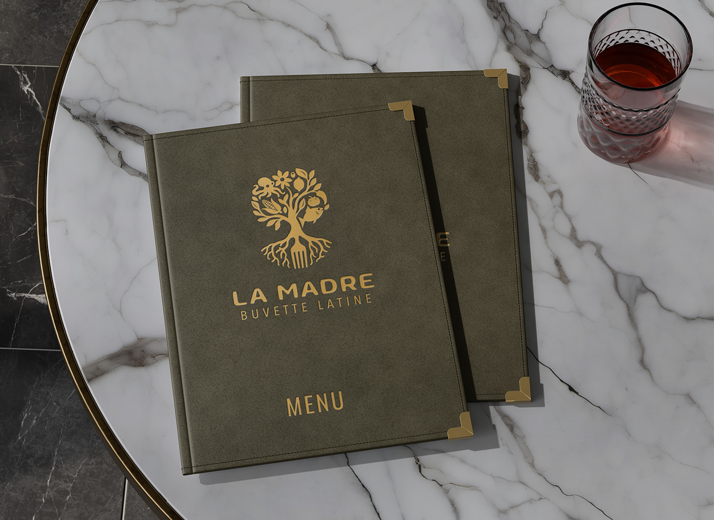 Branding et identité visuelle de la buvette La Madre